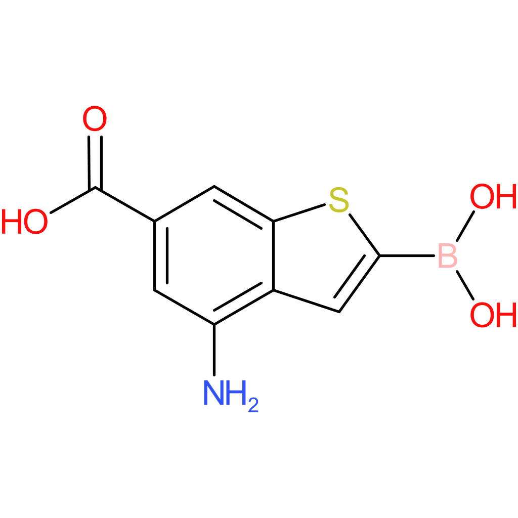 4-amino-6-carboxybenzothiophene-2-boronic acid