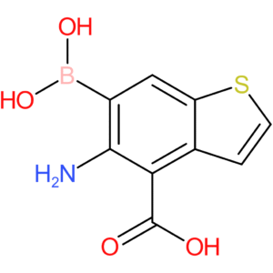 5-amino-4-carboxybenzothiophene-6-boronic acid