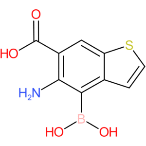 5-amino-6-carboxybenzothiophene-4-boronic acid