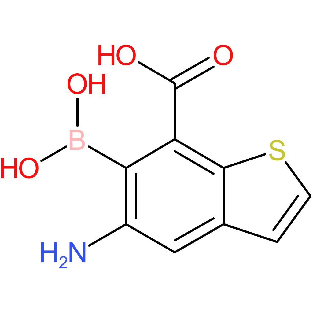 5-amino-7-carboxybenzothiophene-6-boronic acid
