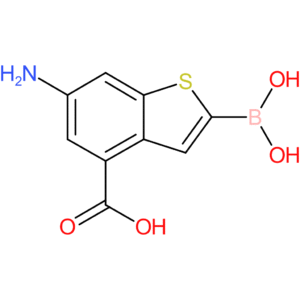 6-amino-4-carboxybenzothiophene-2-boronic acid