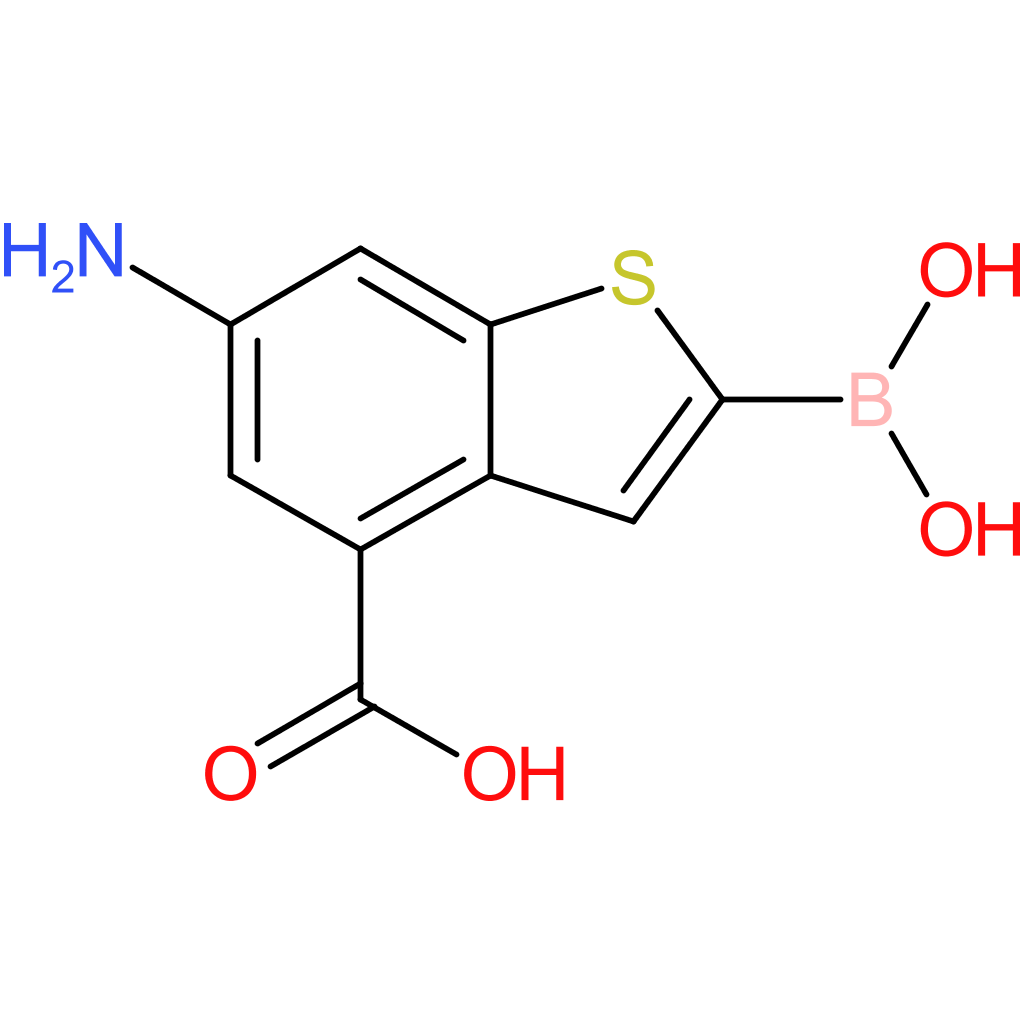 6-amino-4-carboxybenzothiophene-2-boronic acid