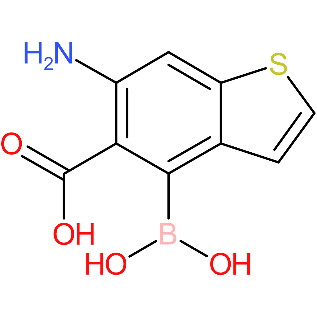 6-amino-5-carboxybenzothiophene-4-boronic acid