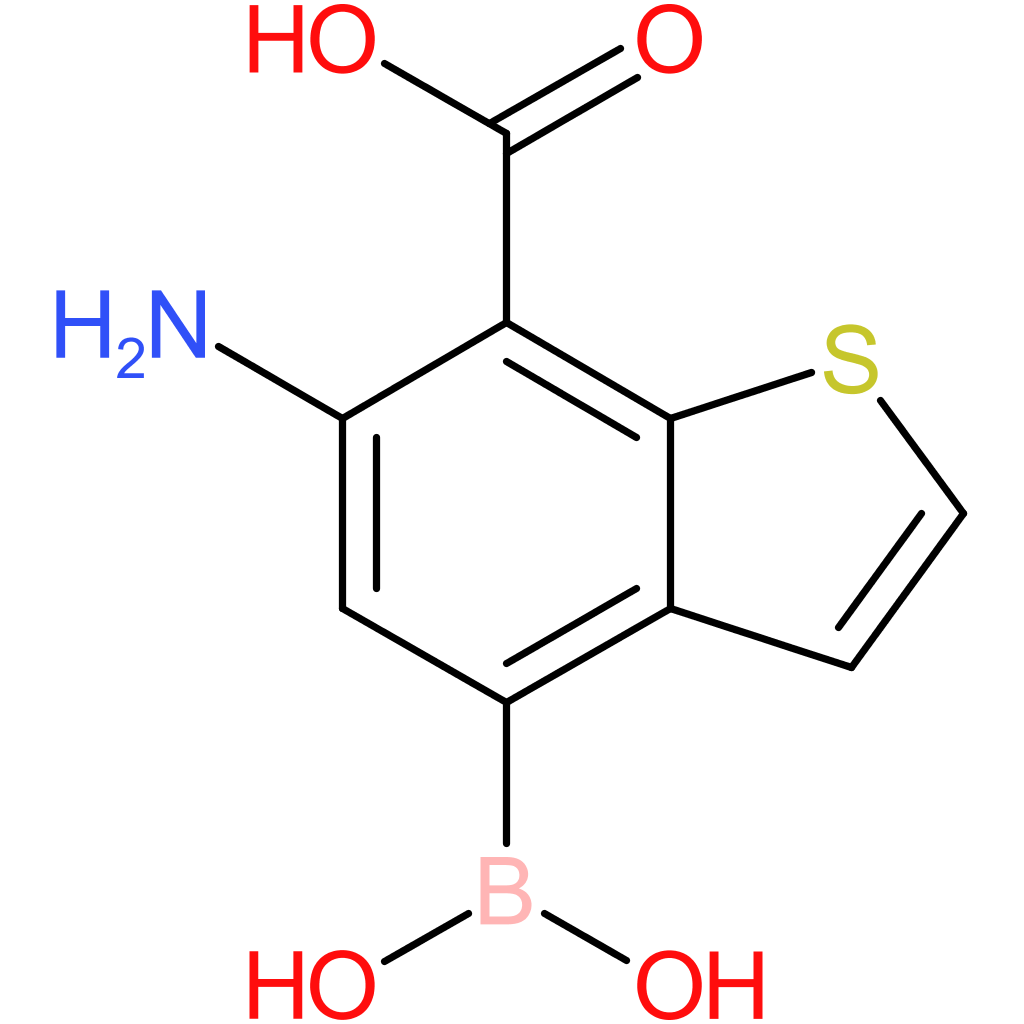 6-amino-7-carboxybenzothiophene-4-boronic acid