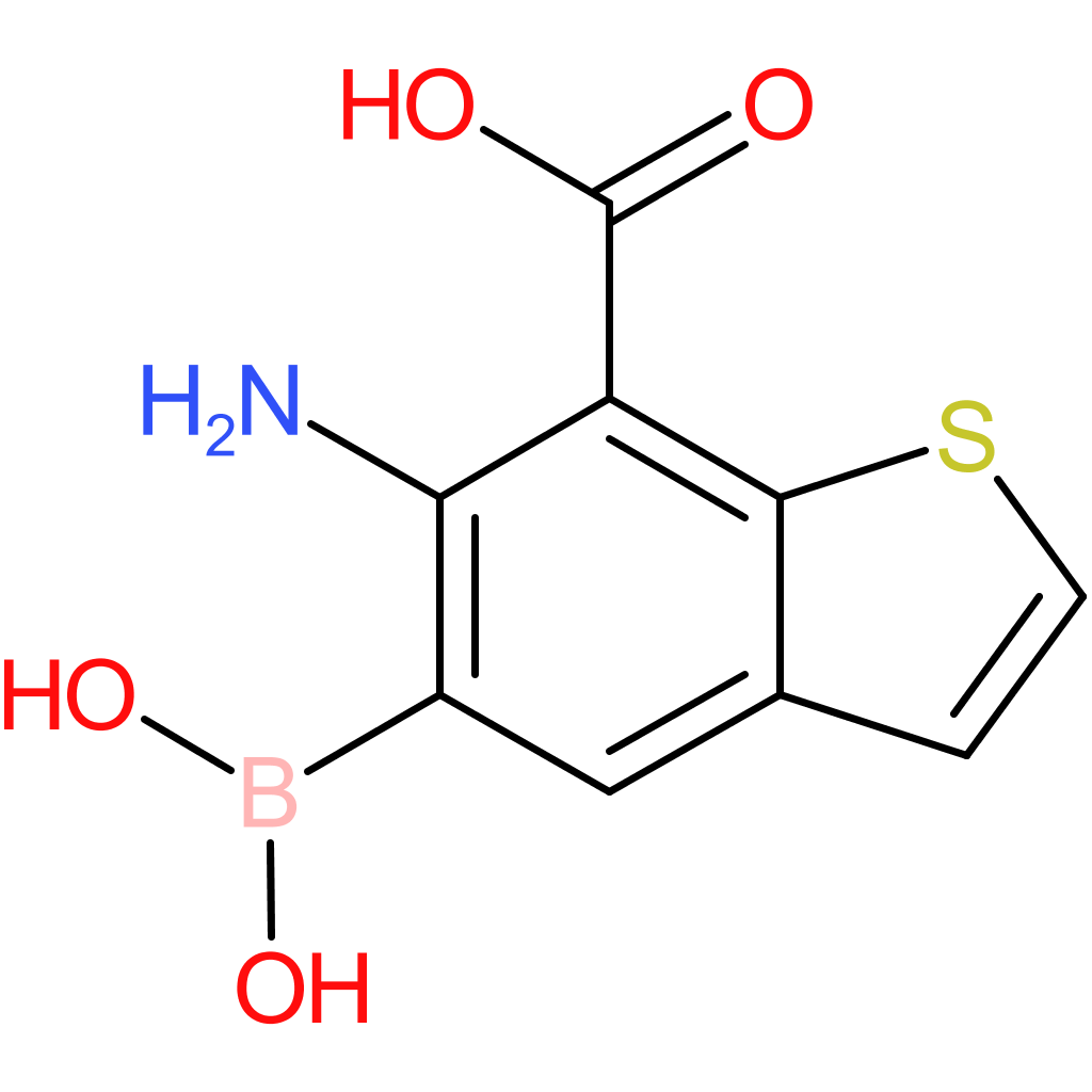 6-amino-7-carboxybenzothiophene-5-boronic acid