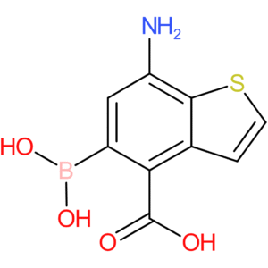7-amino-4-carboxybenzothiophene-5-boronic acid