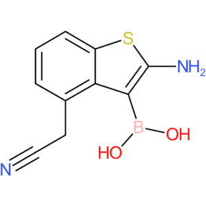 2-amino-3-boronobenzothiophene-4-acetonitrile