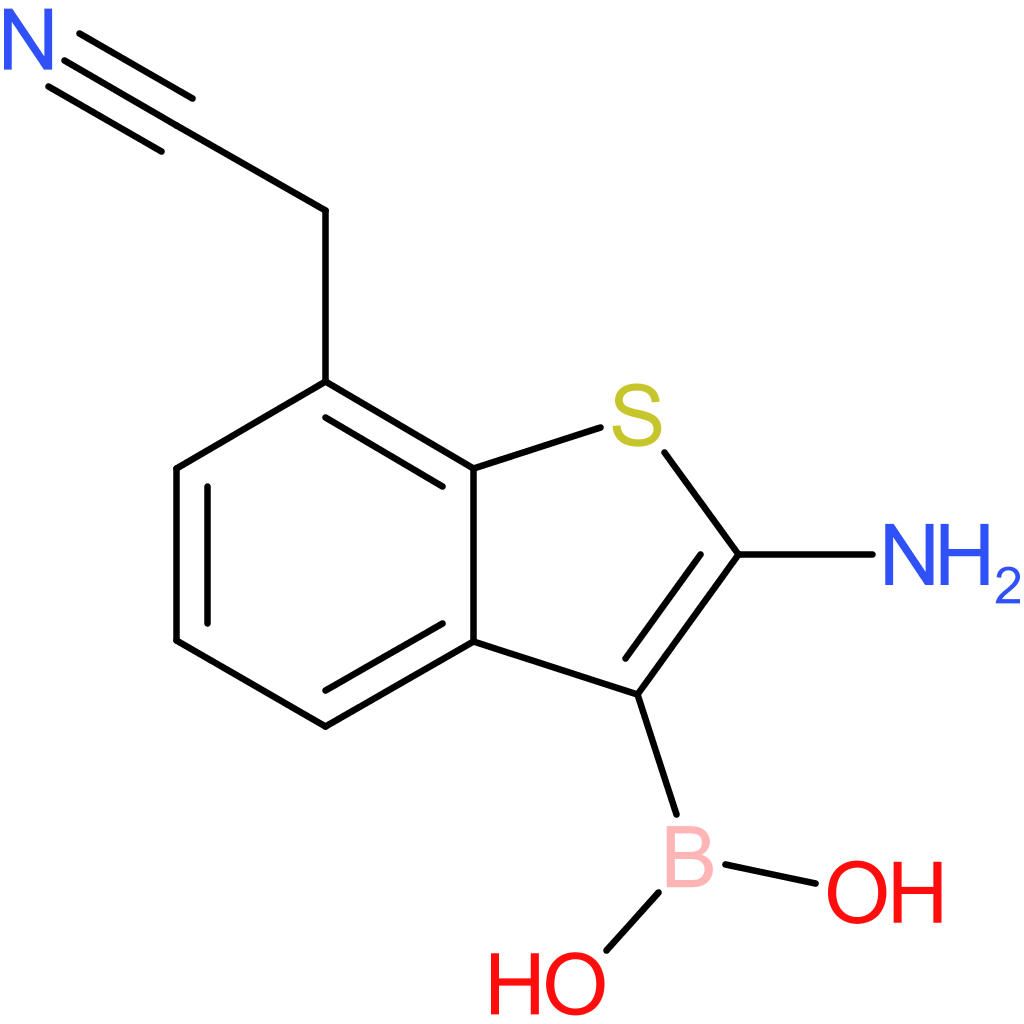 2-amino-3-boronobenzothiophene-7-acetonitrile