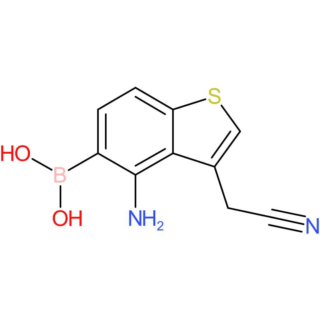 4-amino-5-boronobenzothiophene-3-acetonitrile
