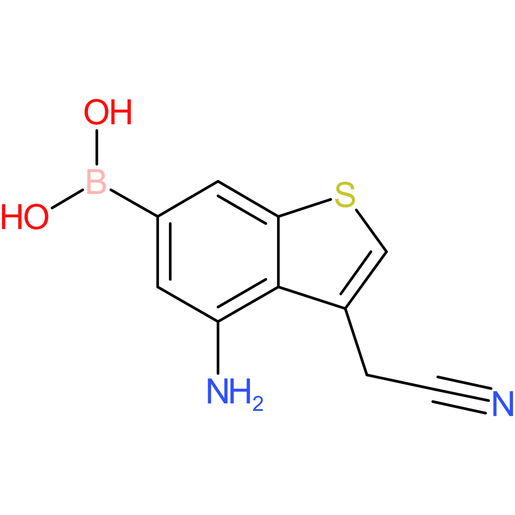 4-amino-6-boronobenzothiophene-3-acetonitrile