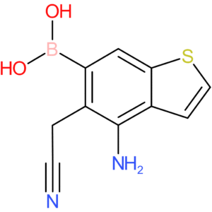 4-amino-6-boronobenzothiophene-5-acetonitrile
