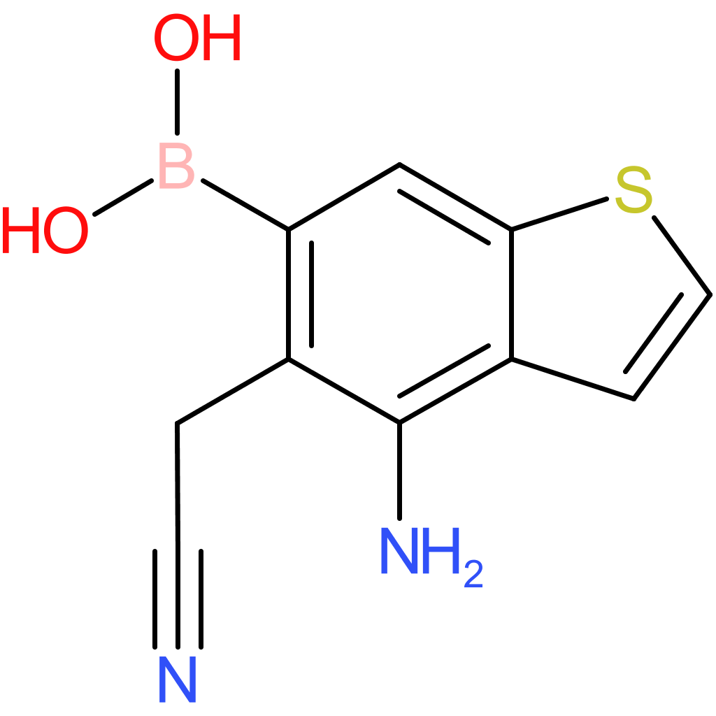 4-amino-6-boronobenzothiophene-5-acetonitrile