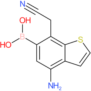4-amino-6-boronobenzothiophene-7-acetonitrile