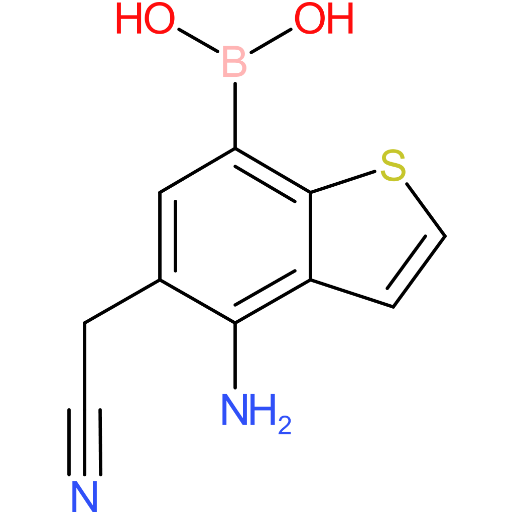 4-amino-7-boronobenzothiophene-5-acetonitrile