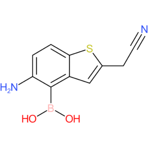5-amino-4-boronobenzothiophene-2-acetonitrile