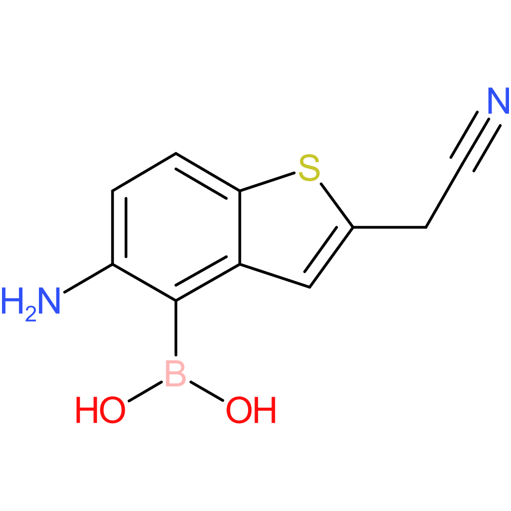 5-amino-4-boronobenzothiophene-2-acetonitrile