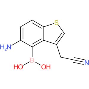 5-amino-4-boronobenzothiophene-3-acetonitrile