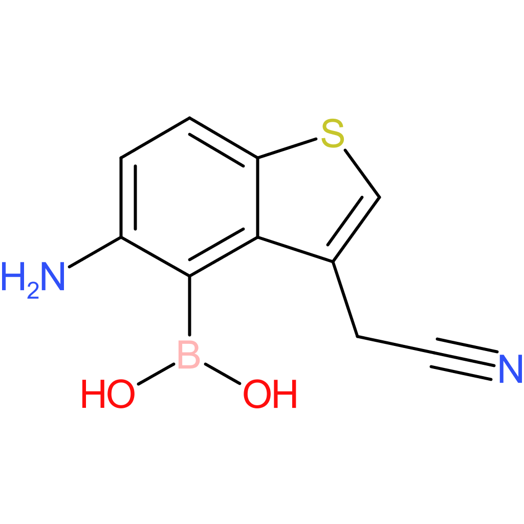 5-amino-4-boronobenzothiophene-3-acetonitrile
