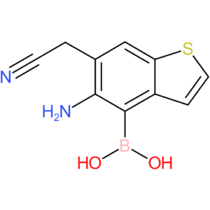 5-amino-4-boronobenzothiophene-6-acetonitrile