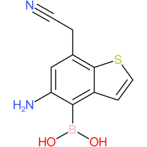 5-amino-4-boronobenzothiophene-7-acetonitrile