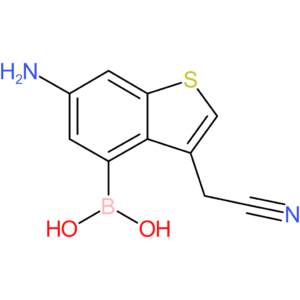 6-amino-4-boronobenzothiophene-3-acetonitrile