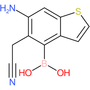 6-amino-4-boronobenzothiophene-5-acetonitrile