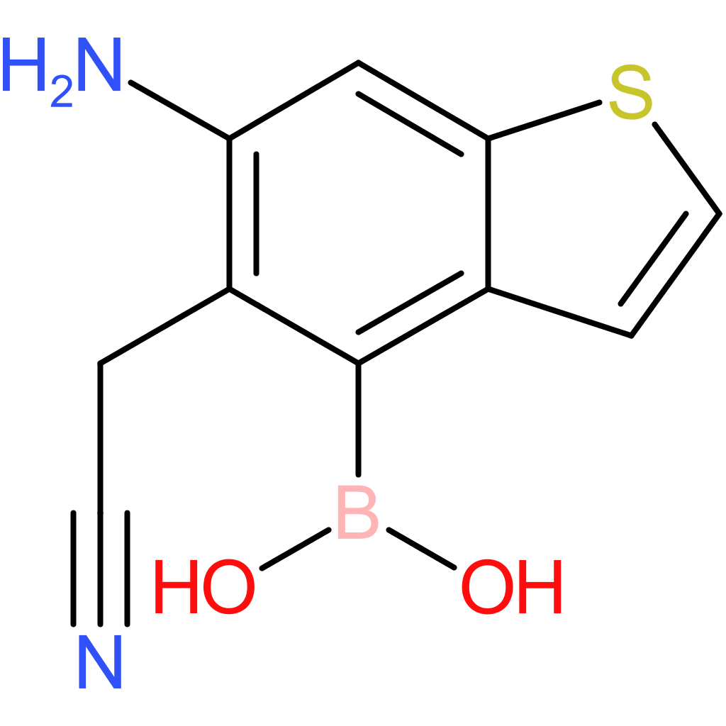 6-amino-4-boronobenzothiophene-5-acetonitrile
