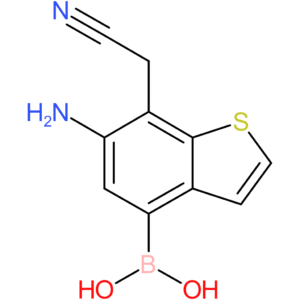 6-amino-4-boronobenzothiophene-7-acetonitrile
