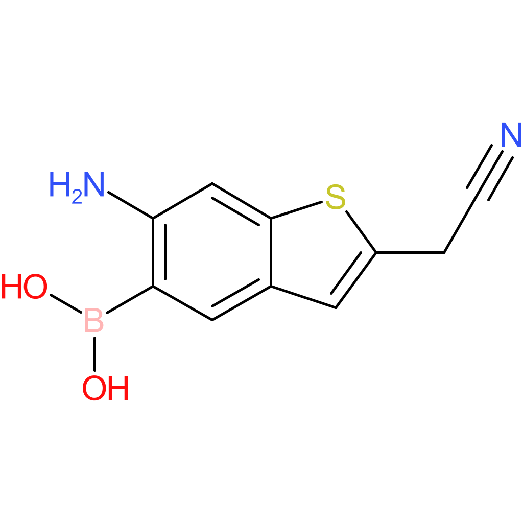 6-amino-5-boronobenzothiophene-2-acetonitrile