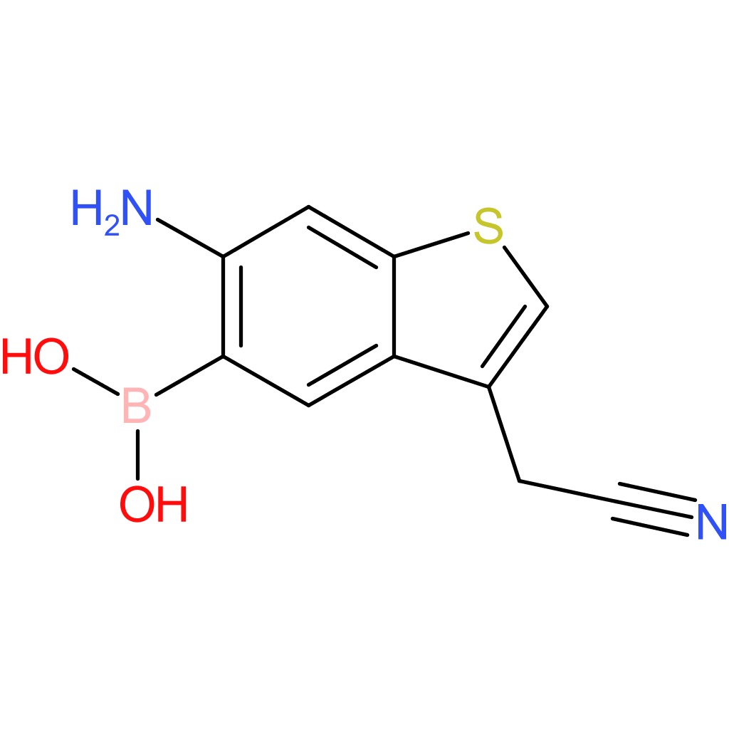 6-amino-5-boronobenzothiophene-3-acetonitrile