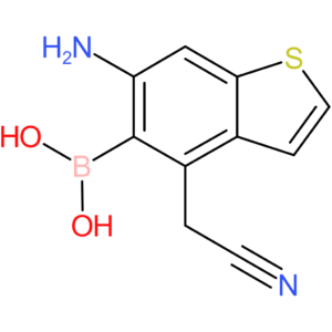 6-amino-5-boronobenzothiophene-4-acetonitrile