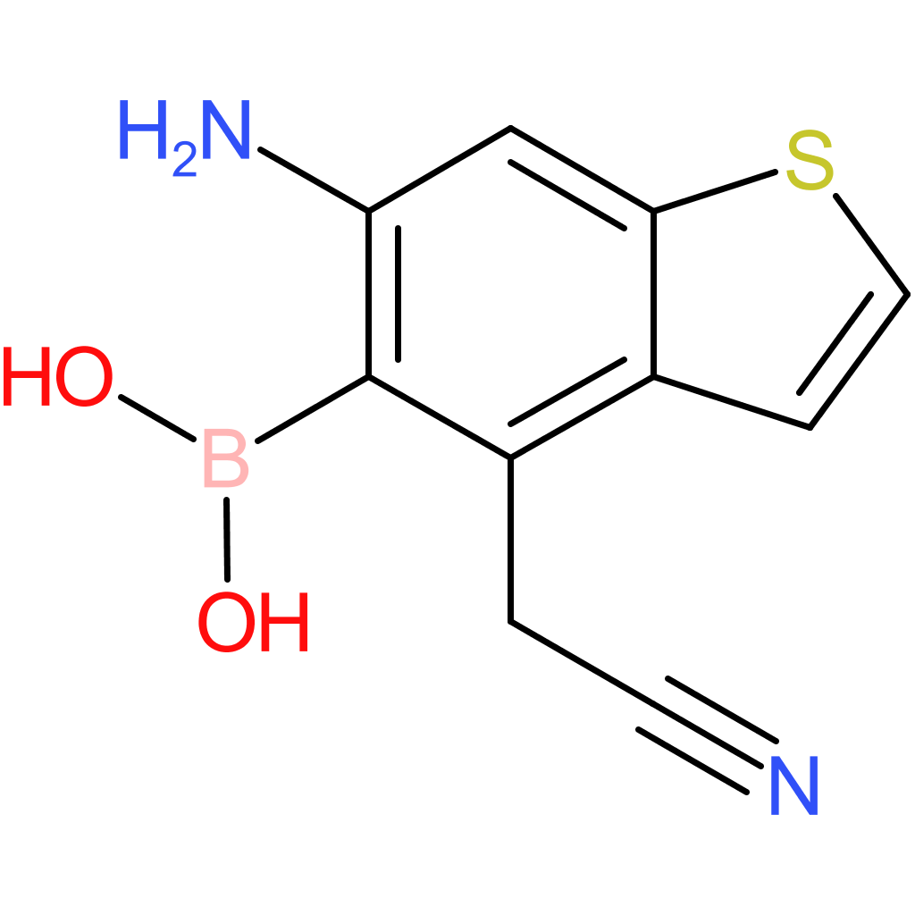 6-amino-5-boronobenzothiophene-4-acetonitrile
