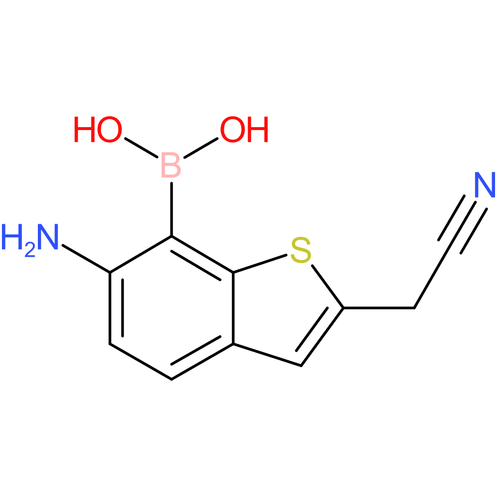 6-amino-7-boronobenzothiophene-2-acetonitrile