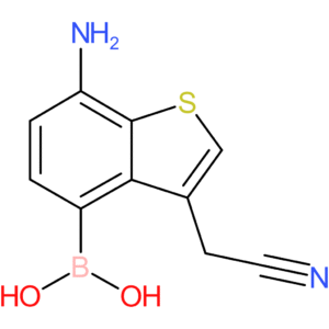 7-amino-4-boronobenzothiophene-3-acetonitrile