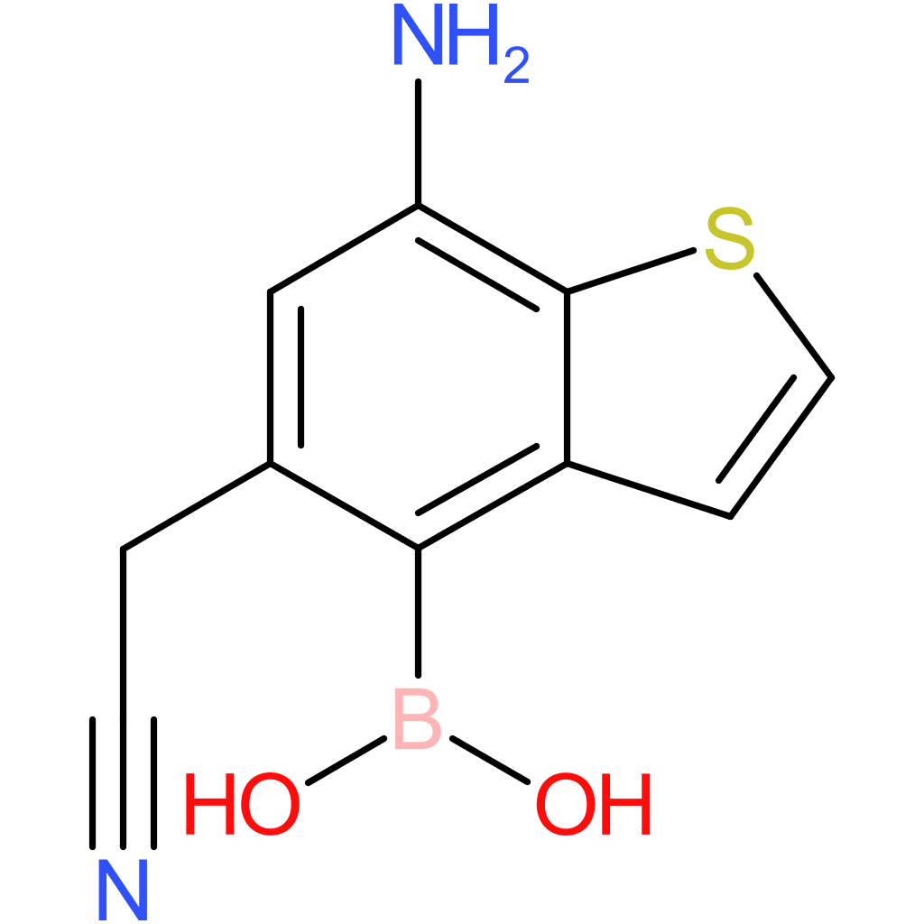 7-amino-4-boronobenzothiophene-5-acetonitrile