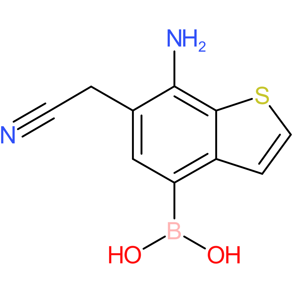 7-amino-4-boronobenzothiophene-6-acetonitrile