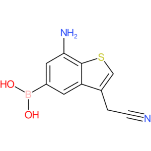 7-amino-5-boronobenzothiophene-3-acetonitrile