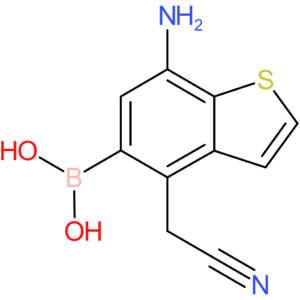 7-amino-5-boronobenzothiophene-4-acetonitrile