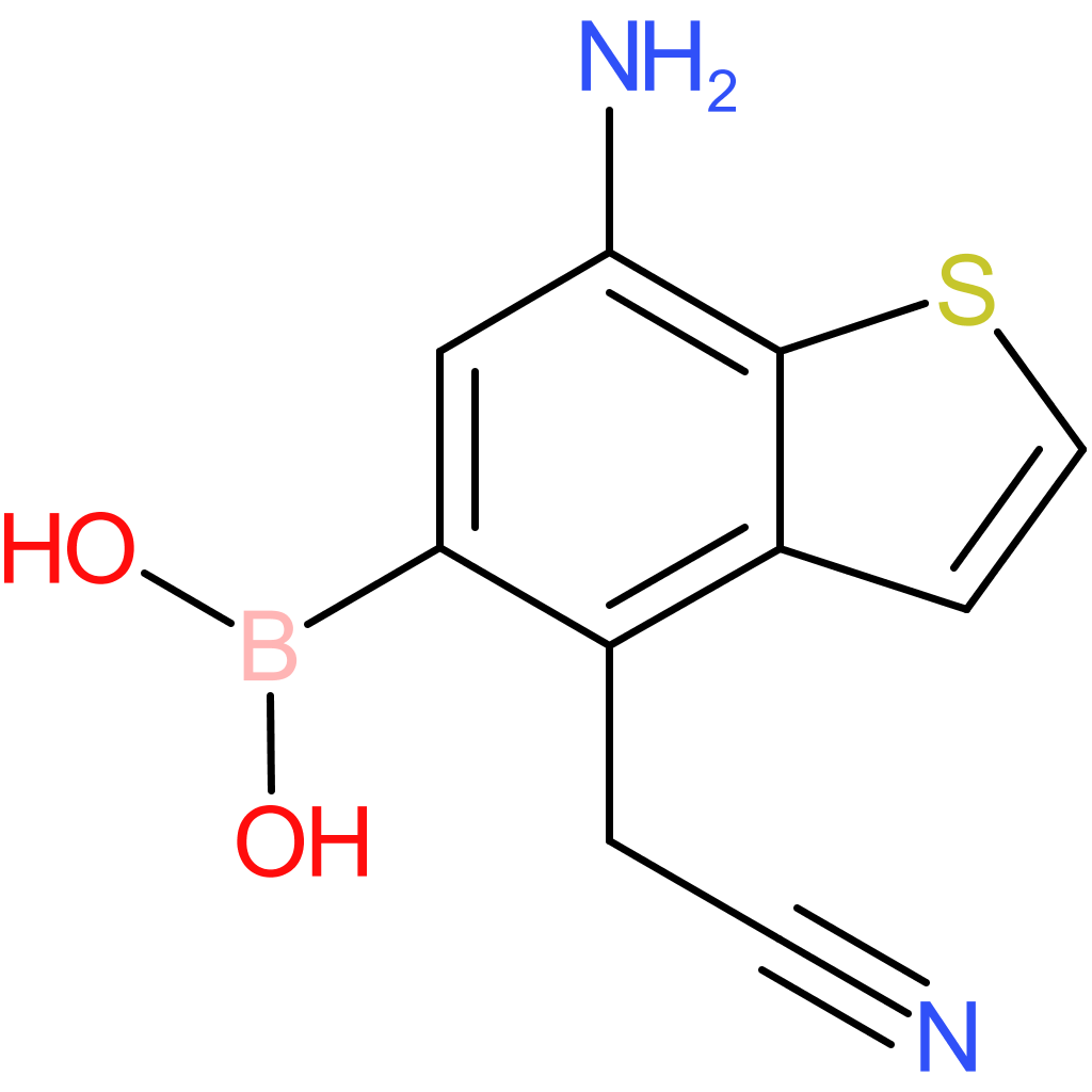 7-amino-5-boronobenzothiophene-4-acetonitrile