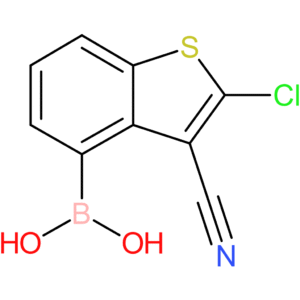 2-chloro-3-cyanobenzothiophene-4-boronic acid