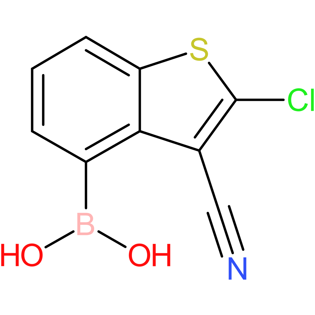 2-chloro-3-cyanobenzothiophene-4-boronic acid
