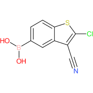 2-chloro-3-cyanobenzothiophene-5-boronic acid