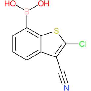 2-chloro-3-cyanobenzothiophene-7-boronic acid