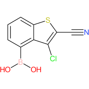 3-chloro-2-cyanobenzothiophene-4-boronic acid