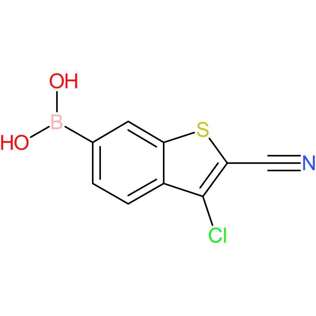 3-chloro-2-cyanobenzothiophene-6-boronic acid