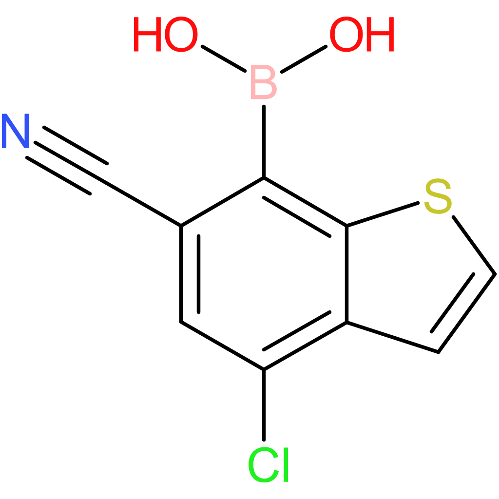 4-chloro-6-cyanobenzothiophene-7-boronic acid