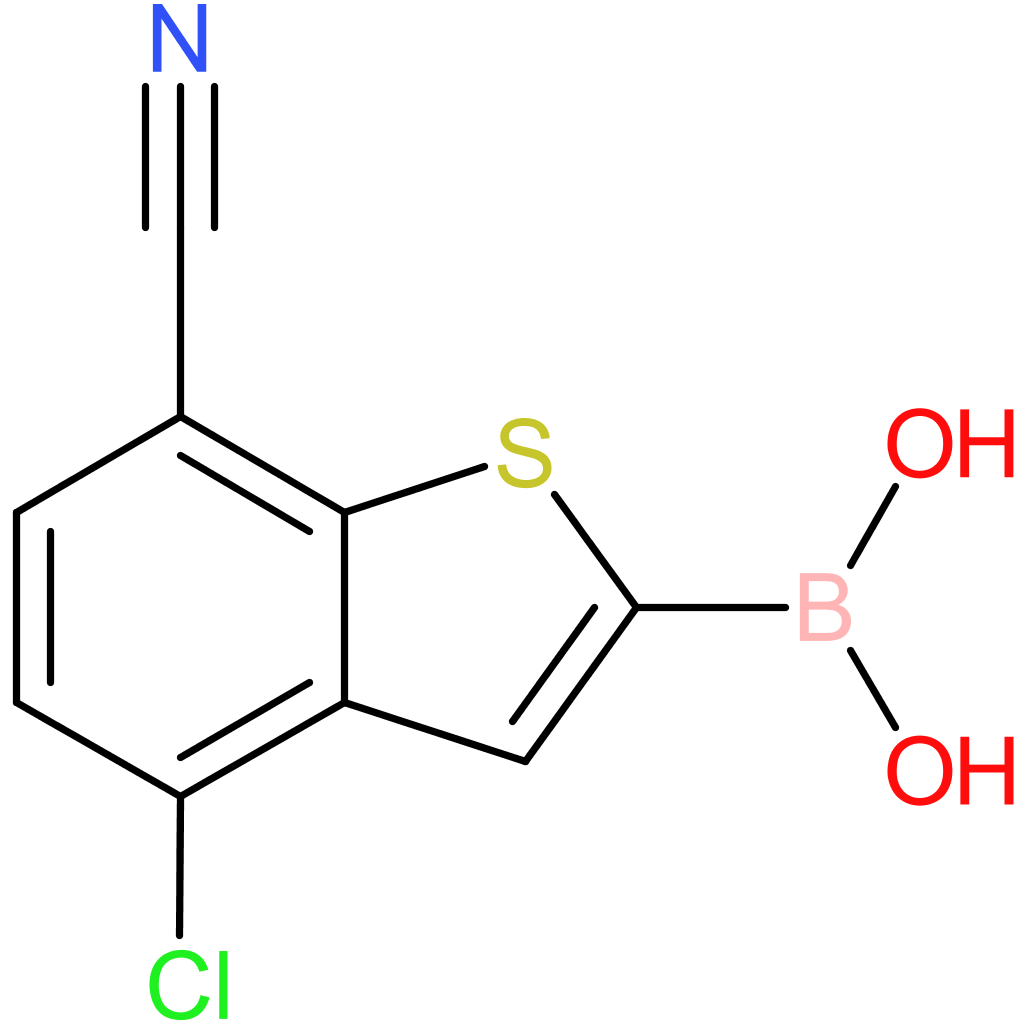 4-chloro-7-cyanobenzothiophene-2-boronic acid