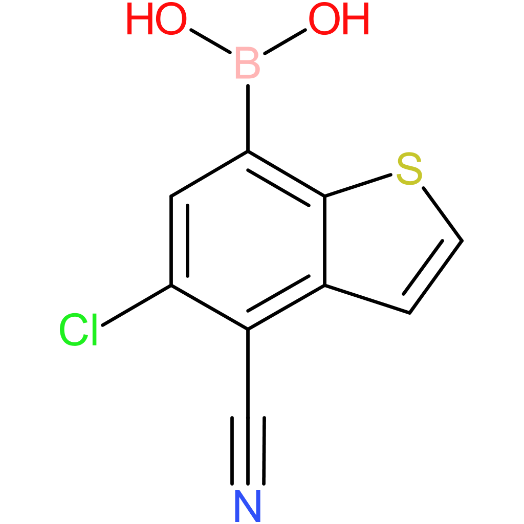 5-chloro-4-cyanobenzothiophene-7-boronic acid
