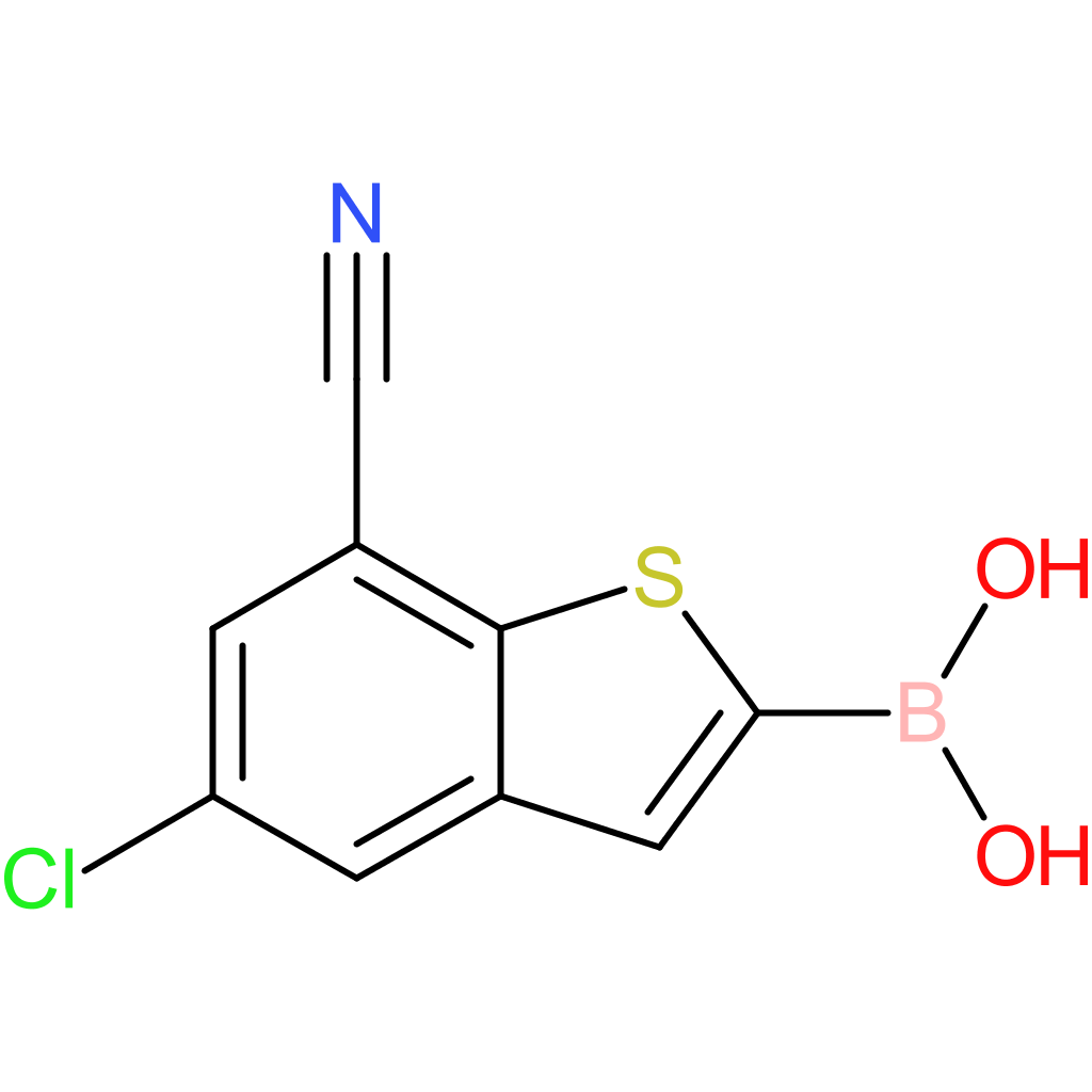 5-chloro-7-cyanobenzothiophene-2-boronic acid