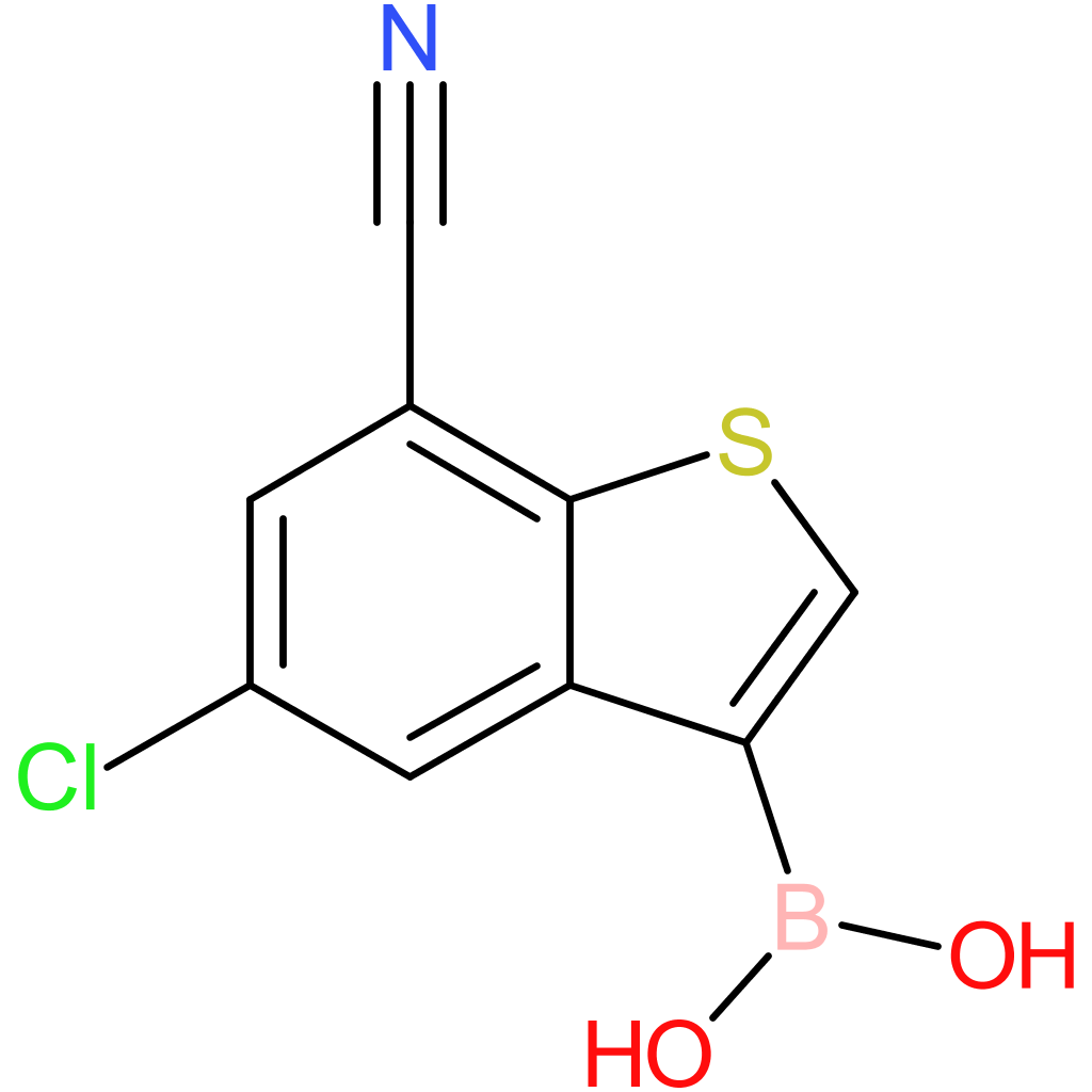 5-chloro-7-cyanobenzothiophene-3-boronic acid